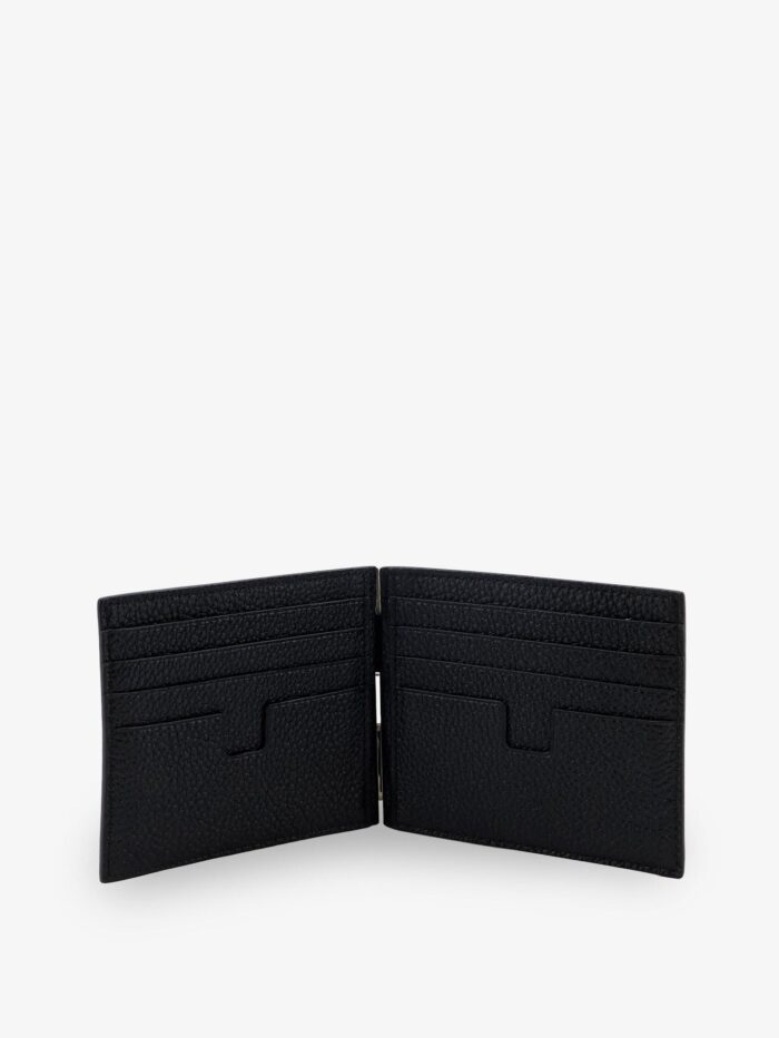 Tom Ford Leather Card Holder With Front Logo