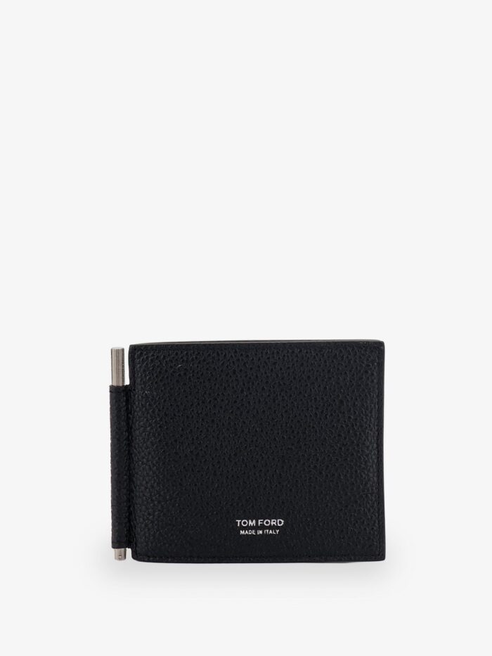 tom ford leather card holder with front logo TOM FORD Leather Card Holder With Front Logo