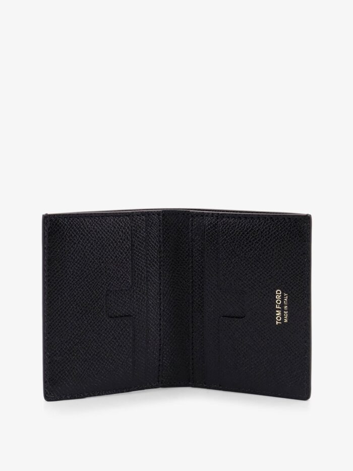 TOM FORD Leather Card Holder With Logo