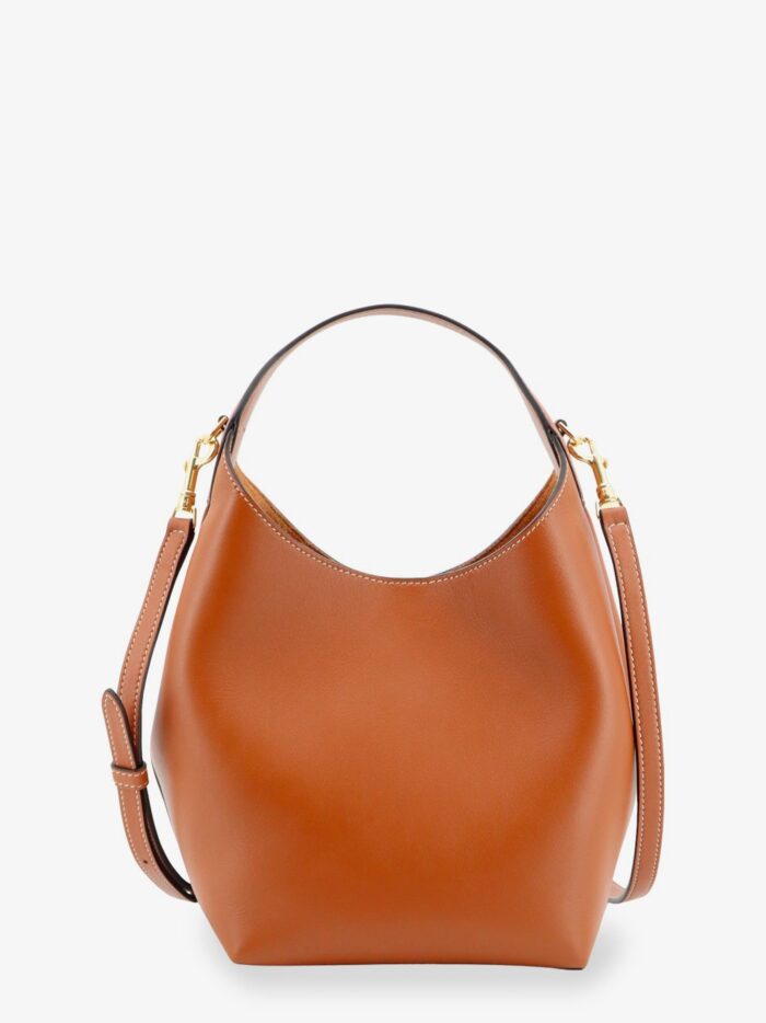 Celine Leather Crossbody Bag With Logo Lettering On The Bottom