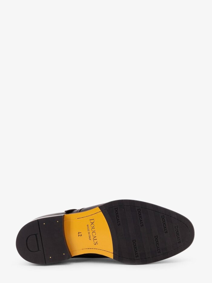 Doucal'S Leather Double-buckle Loafers
