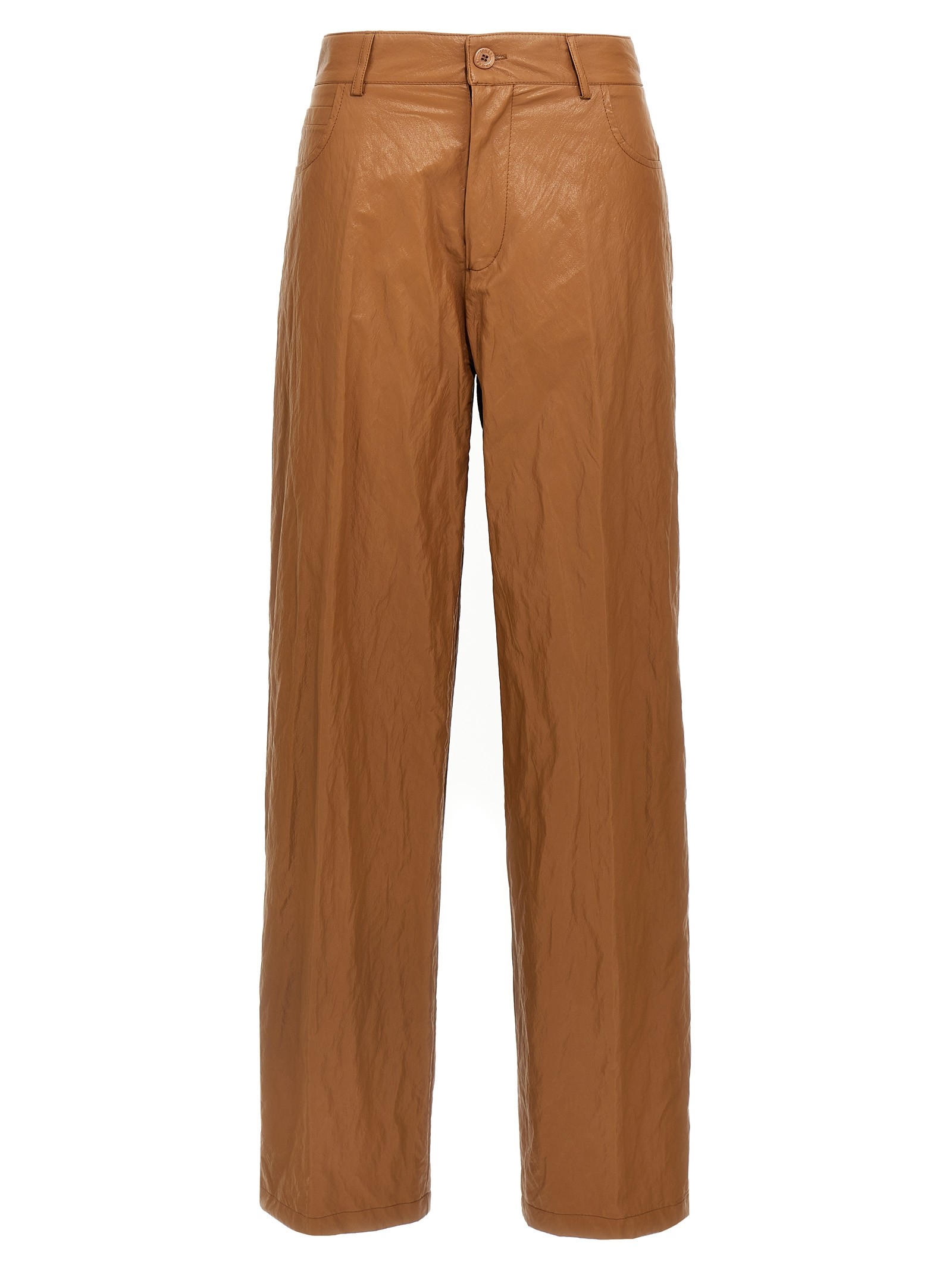 NUDE Leather-effect Pants