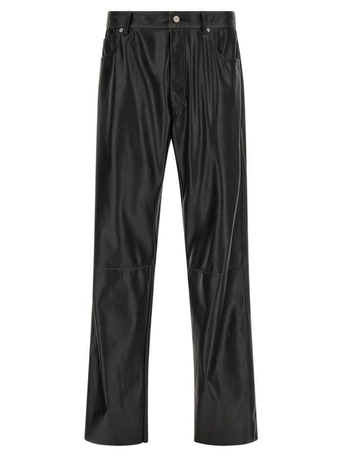 mm6 maison margiela leather effect pants MM6 MAISON MARGIELA Leather-effect Pants