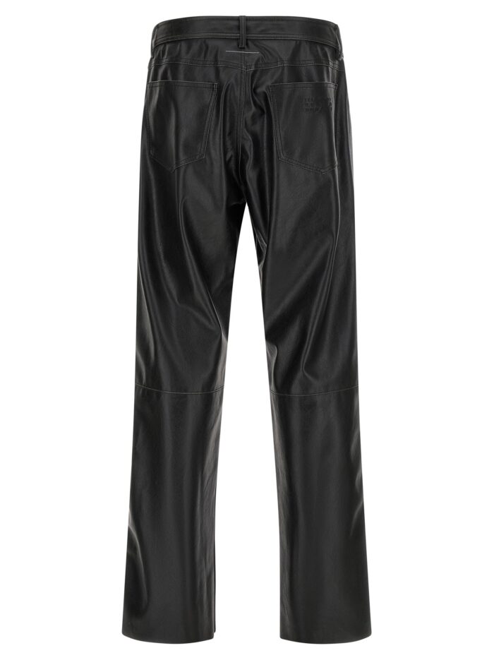 MM6 MAISON MARGIELA Leather-effect Pants