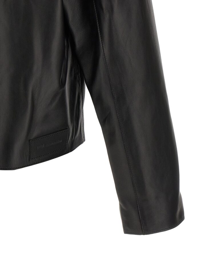 AMI PARIS Leather Jacket