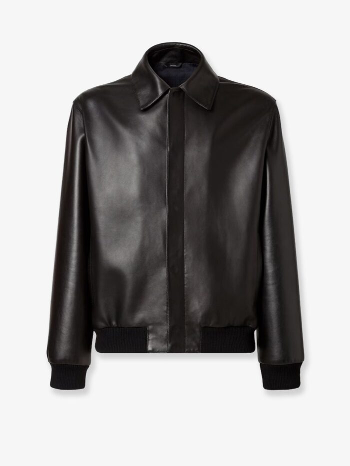 fendi leather jacket Fendi Leather Jacket