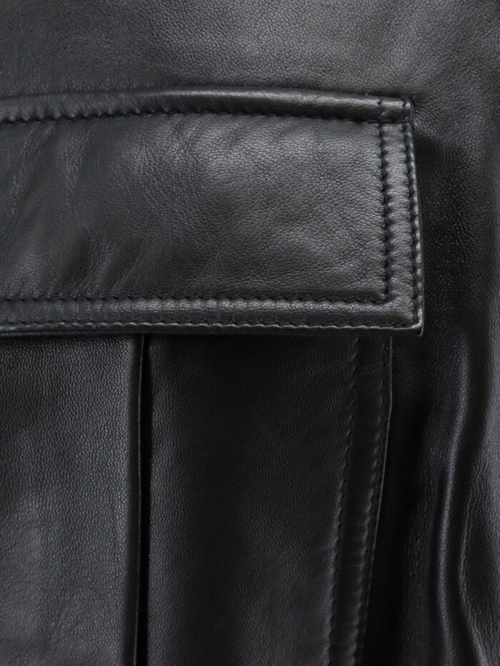 Rohe Leather Jacket With Adjustable Drawstring Waist