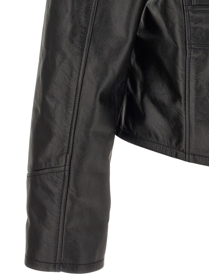 AMIRI Leather Jacket With Zip