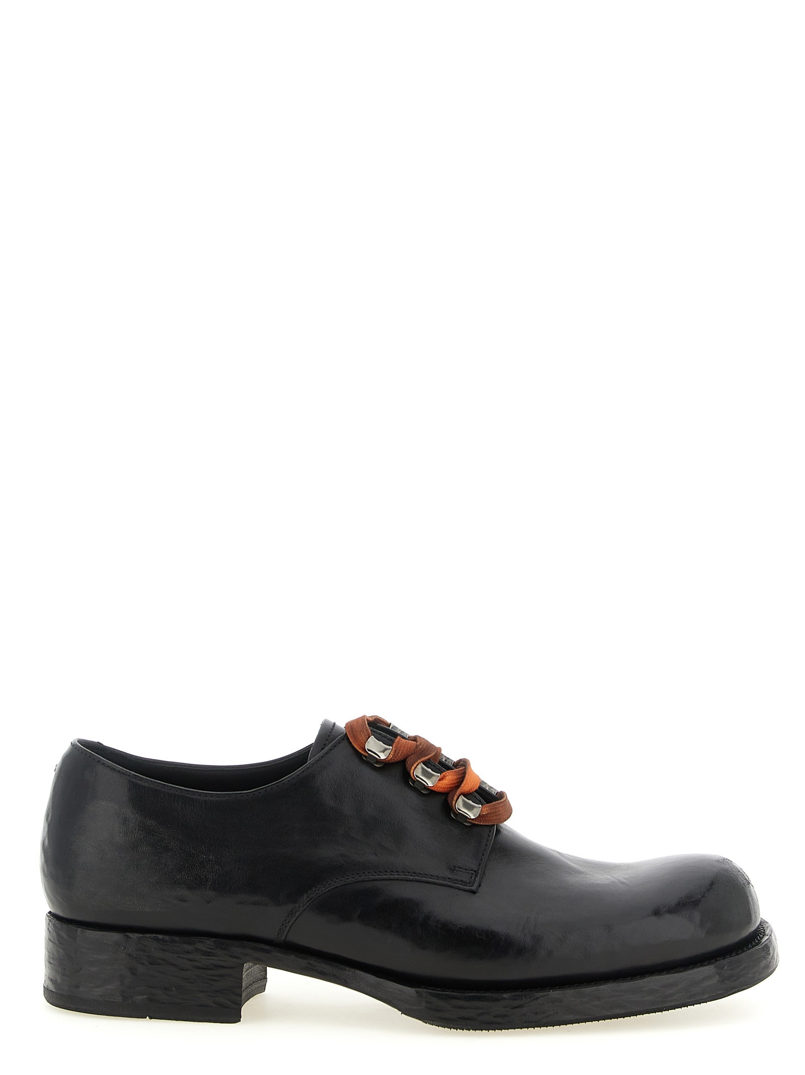 PRADA Leather Lace Up Shoes