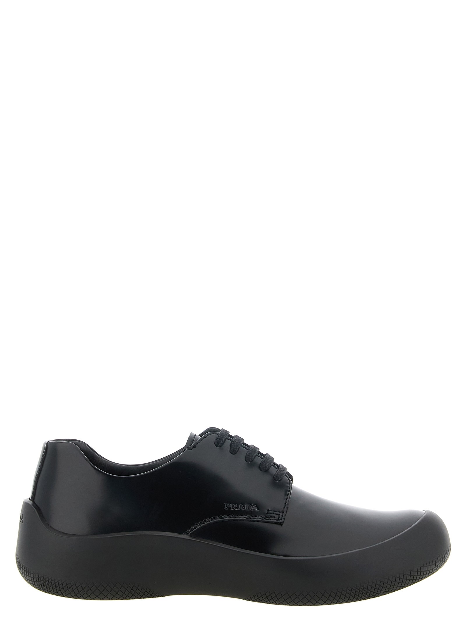 PRADA Leather Lace-Up Shoes