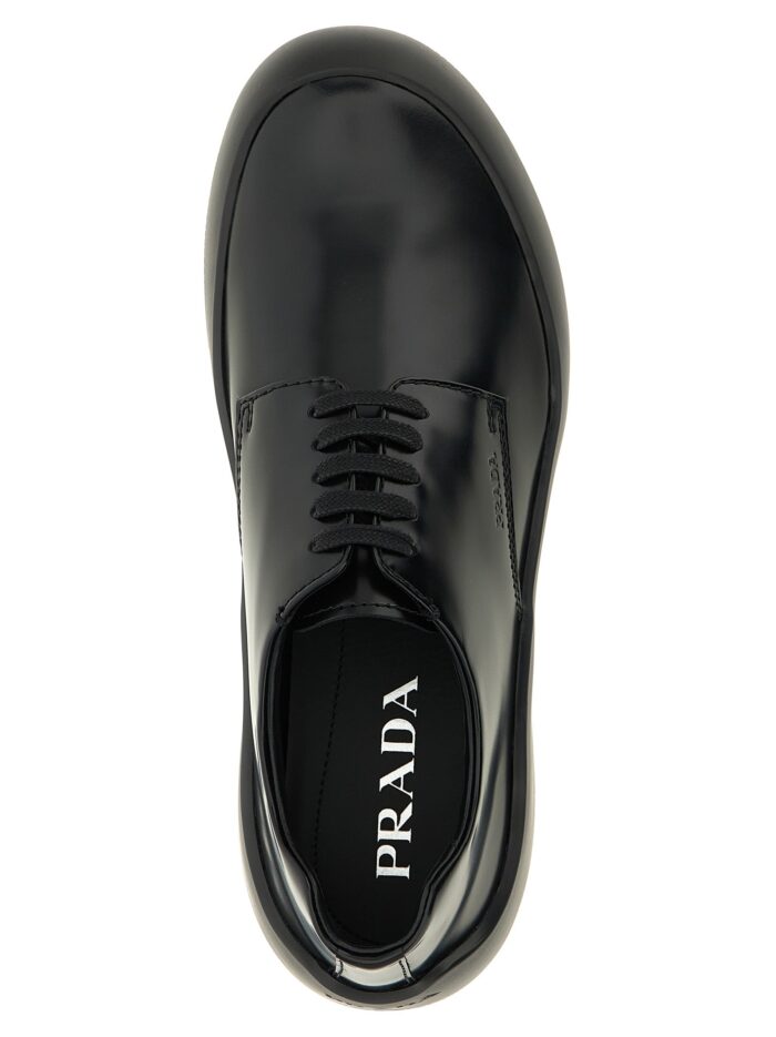 PRADA Leather Lace-Up Shoes