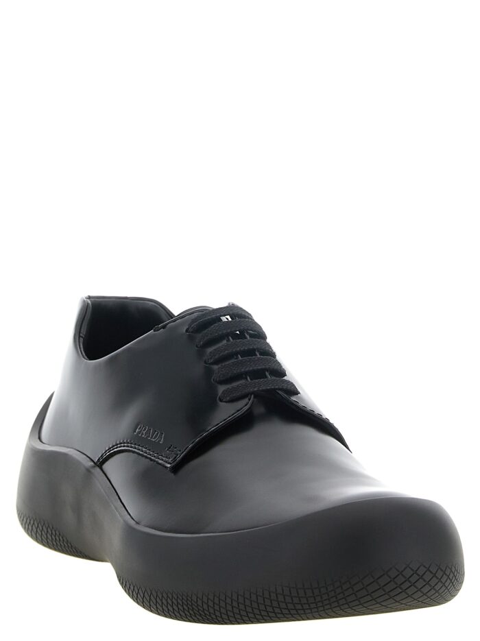 PRADA Leather Lace-Up Shoes