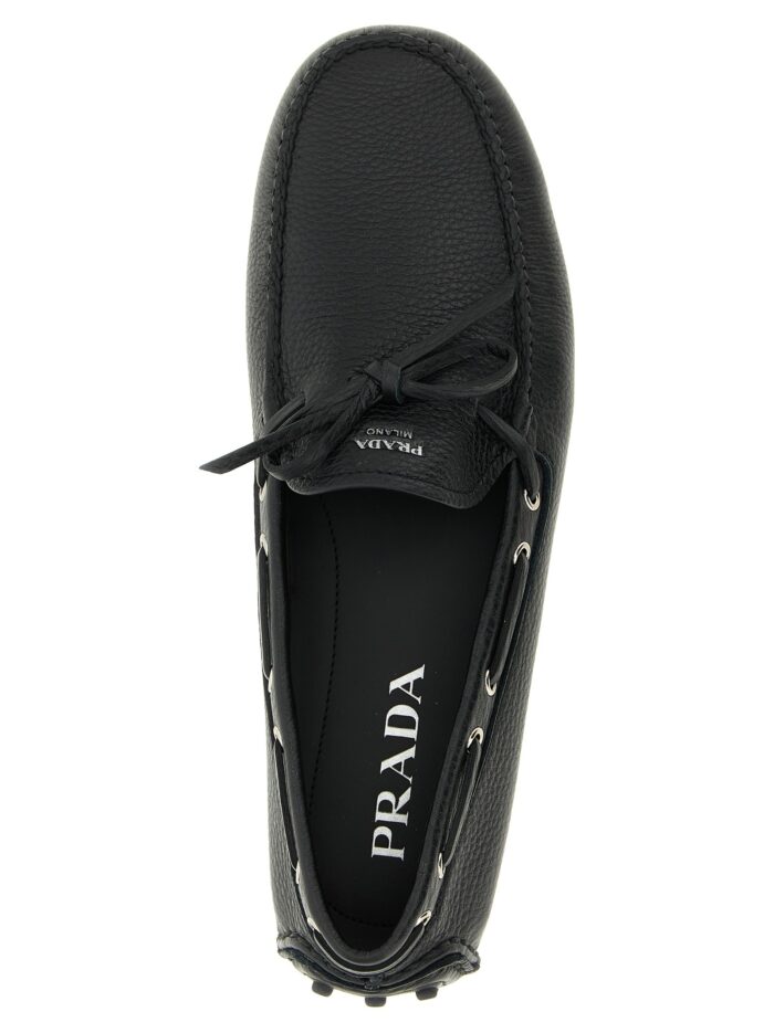 PRADA Leather Loafers