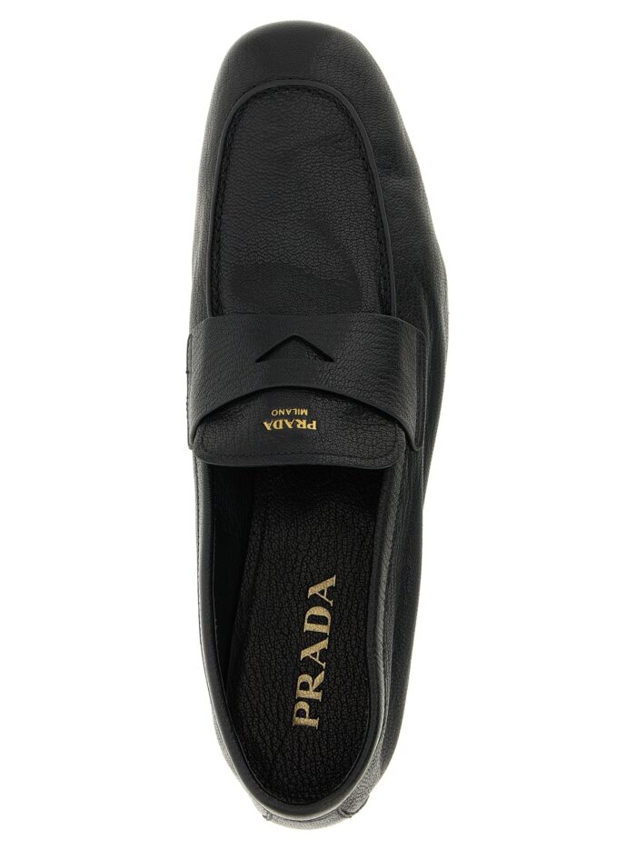 PRADA Leather Loafers