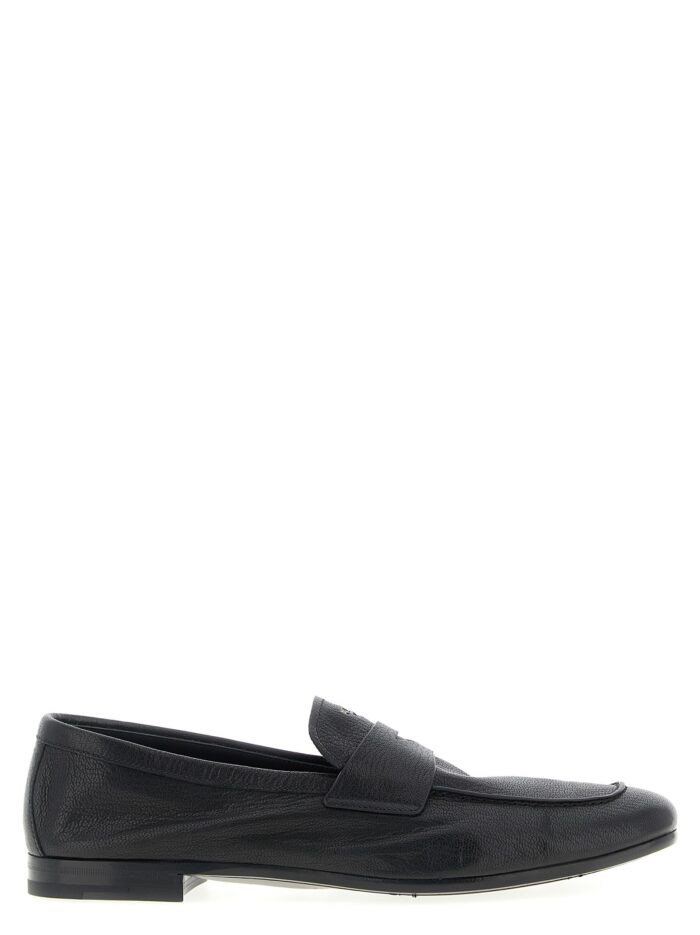 prada leather loafers PRADA Leather Loafers