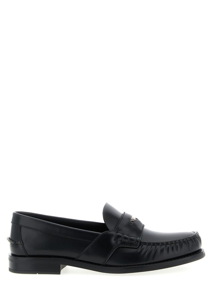 prada leather loafers PRADA Leather Loafers
