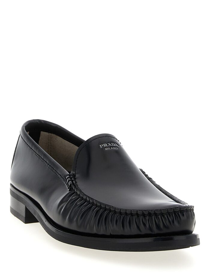 PRADA Leather Loafers