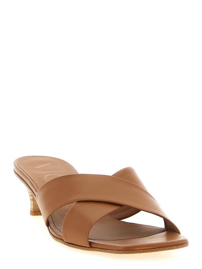 VICINI Leather Mules
