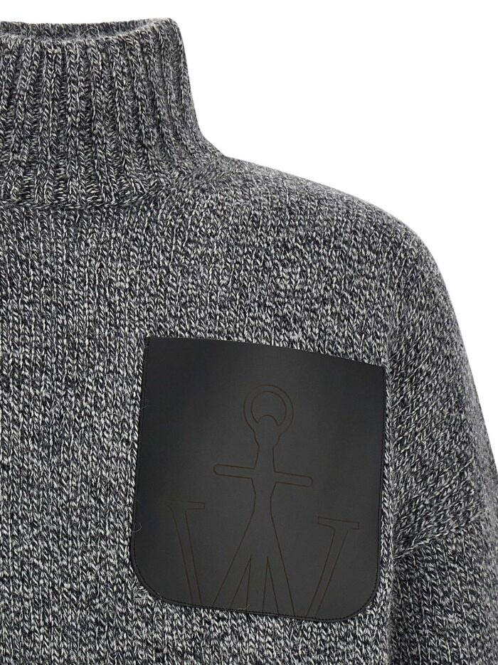 J.W.ANDERSON 'Leather Patch Pocket' Sweater