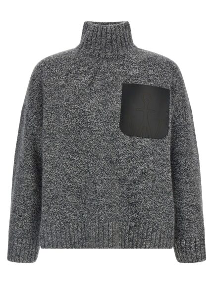 J.W.ANDERSON 'Leather Patch Pocket' Sweater
