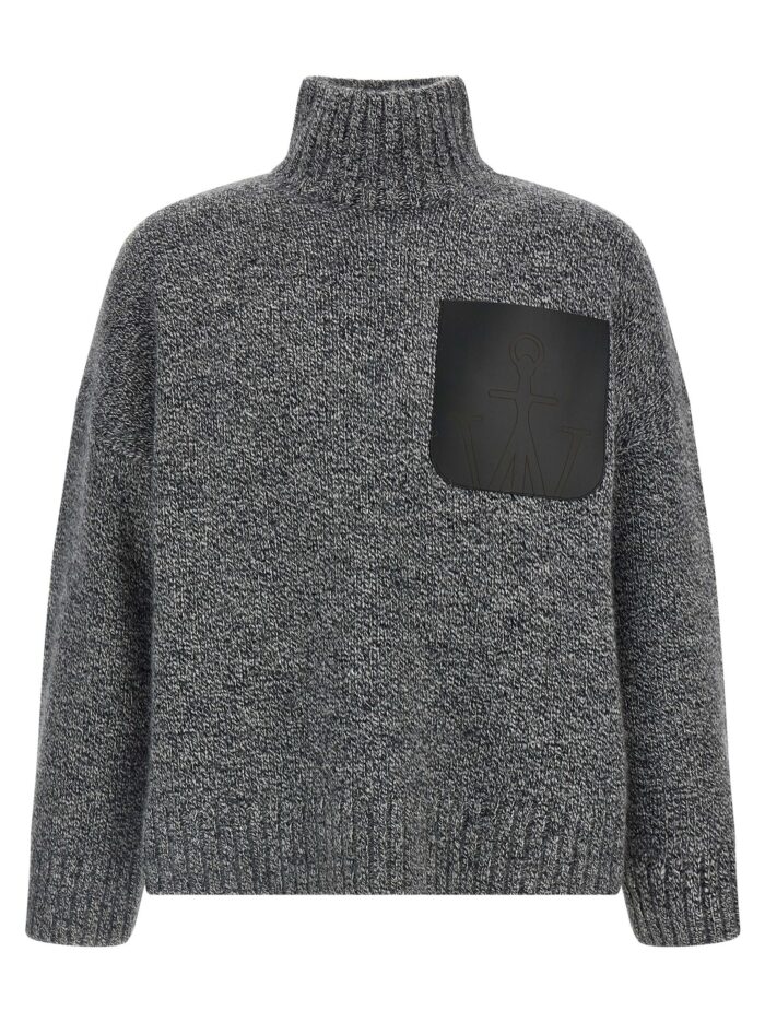 j.w.anderson 'leather patch pocket' sweater J.W.ANDERSON 'Leather Patch Pocket' Sweater