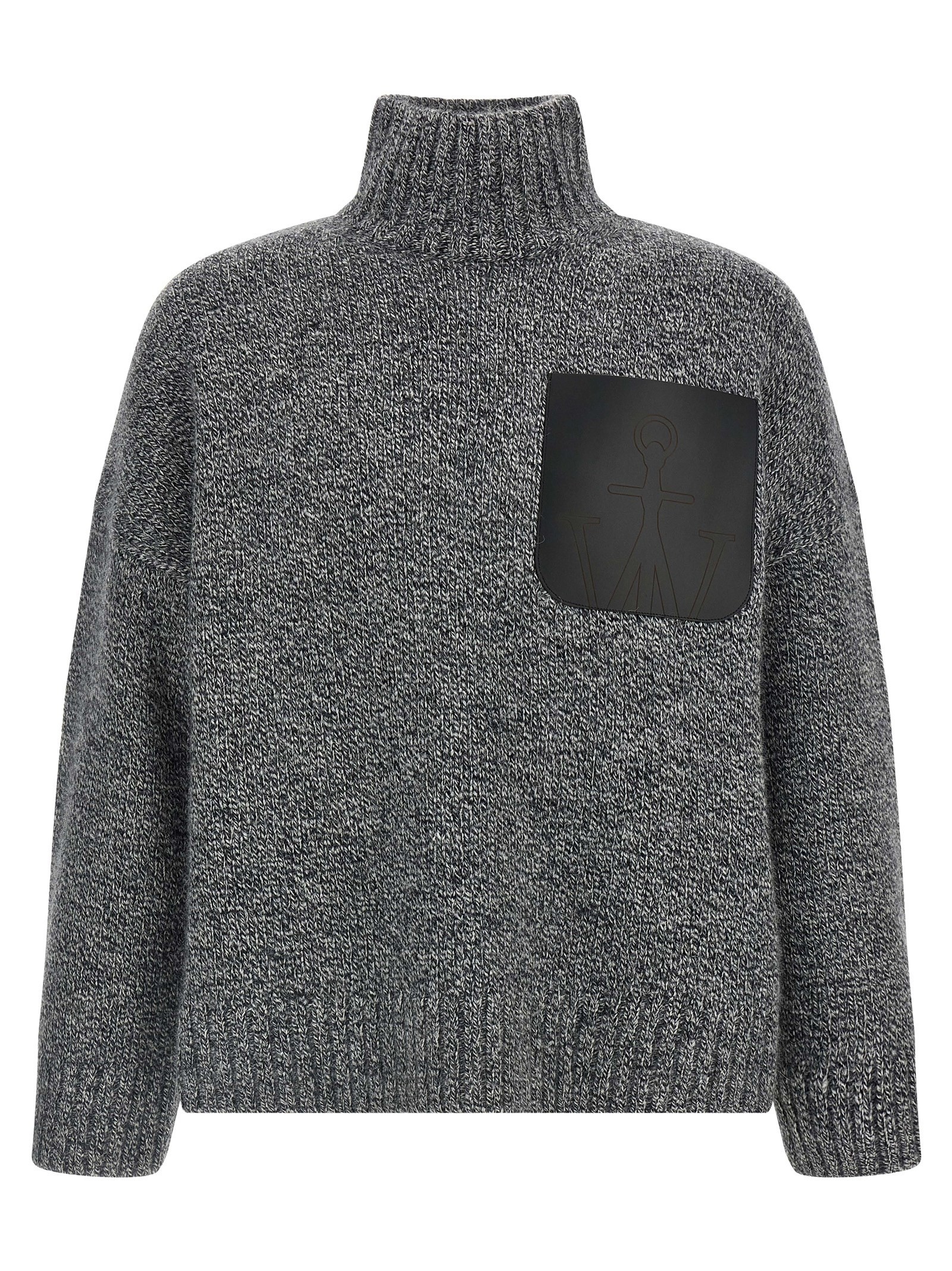 J.W.ANDERSON 'Leather Patch Pocket' Sweater