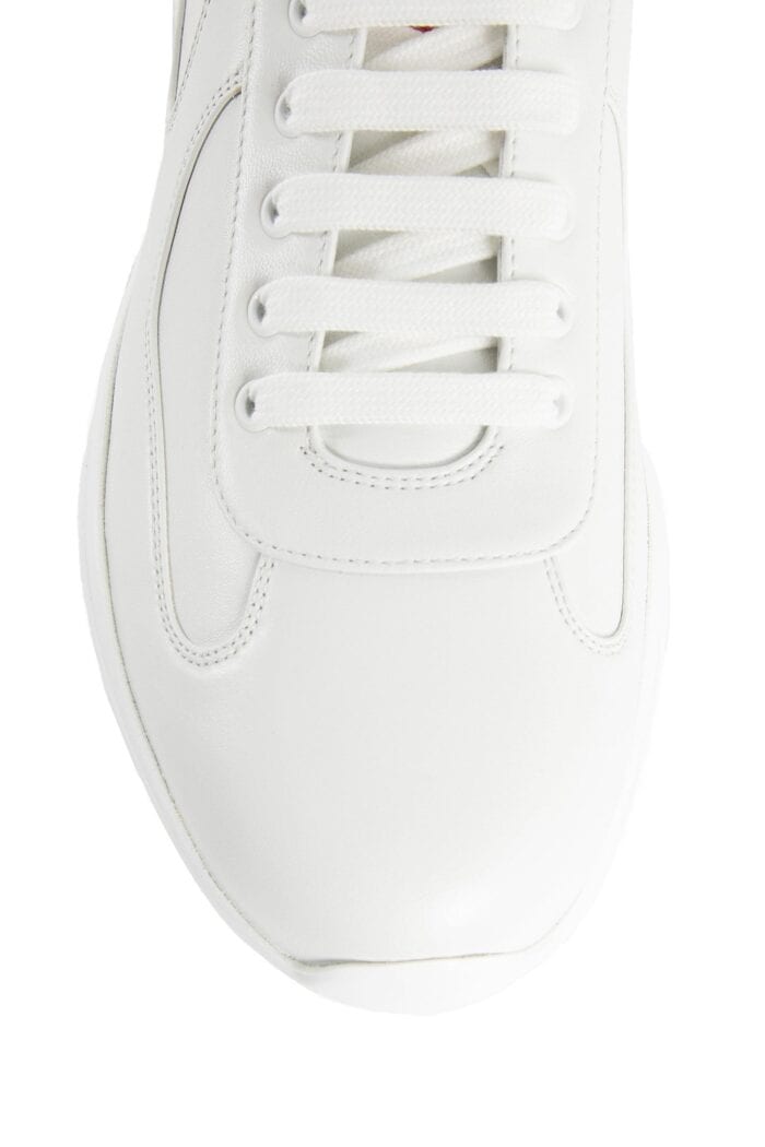 Leather Prada America's Cup Sneakers