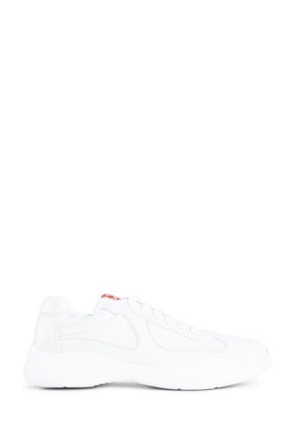 Leather Prada America's Cup Sneakers