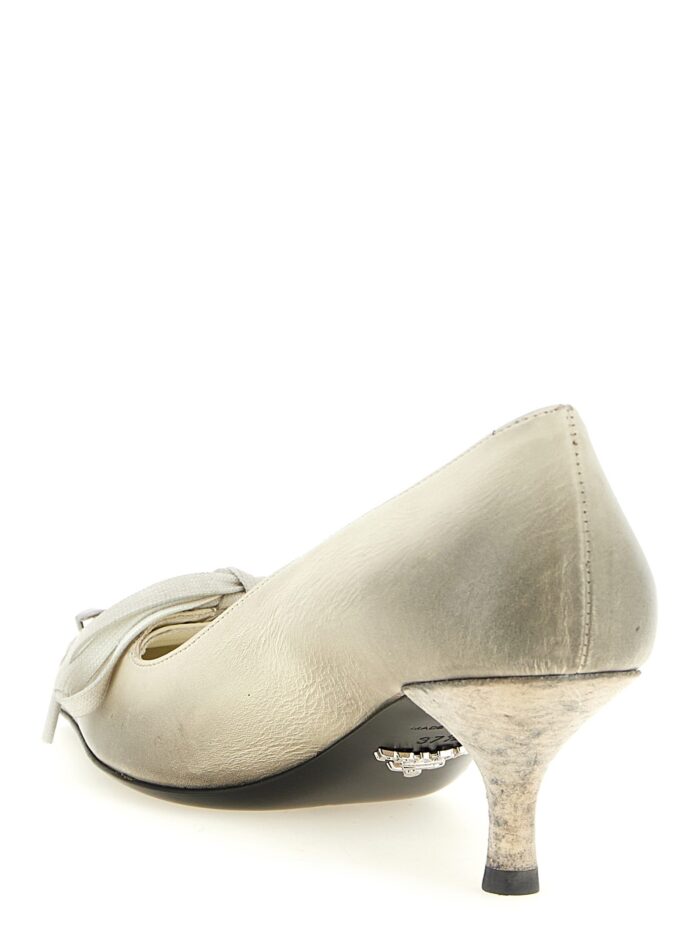 PRADA Leather Pumps With Laces