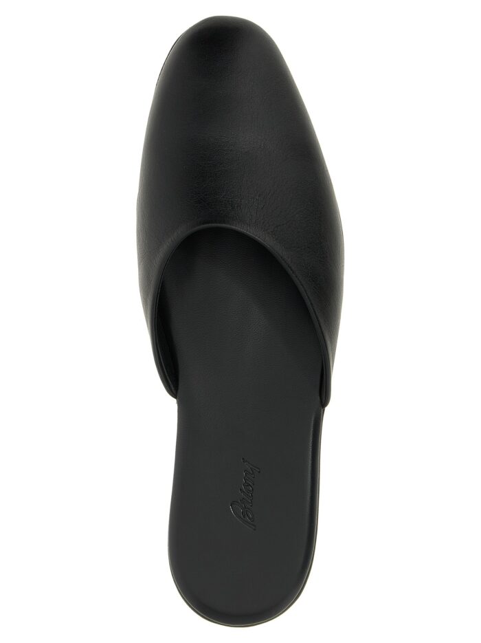 BRIONI Leather Sabots