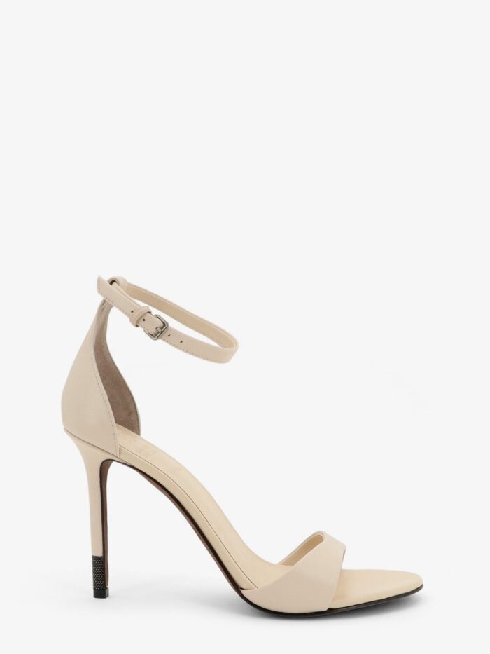 brunello cucinelli leather sandals with monili detail Brunello Cucinelli Leather Sandals With Monili Detail