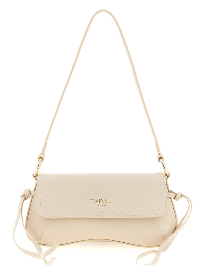 twin set leather shoulder bag TWIN SET Leather Shoulder Bag
