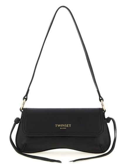 TWIN SET Leather Shoulder Bag