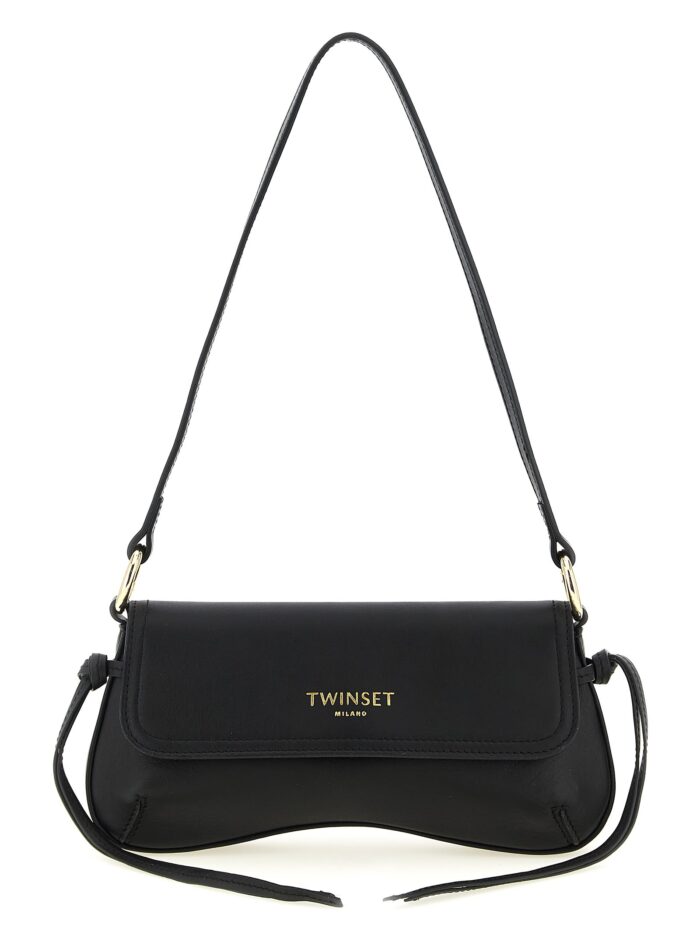 twin set leather shoulder bag TWIN SET Leather Shoulder Bag