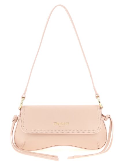 TWIN SET Leather Shoulder Bag