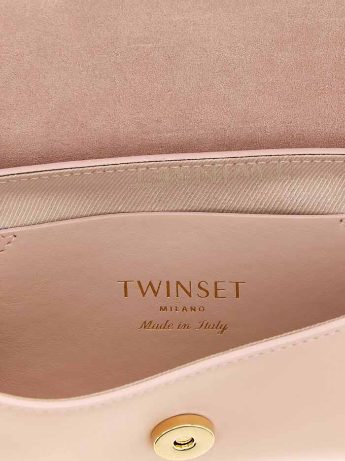 TWIN SET Leather Shoulder Bag