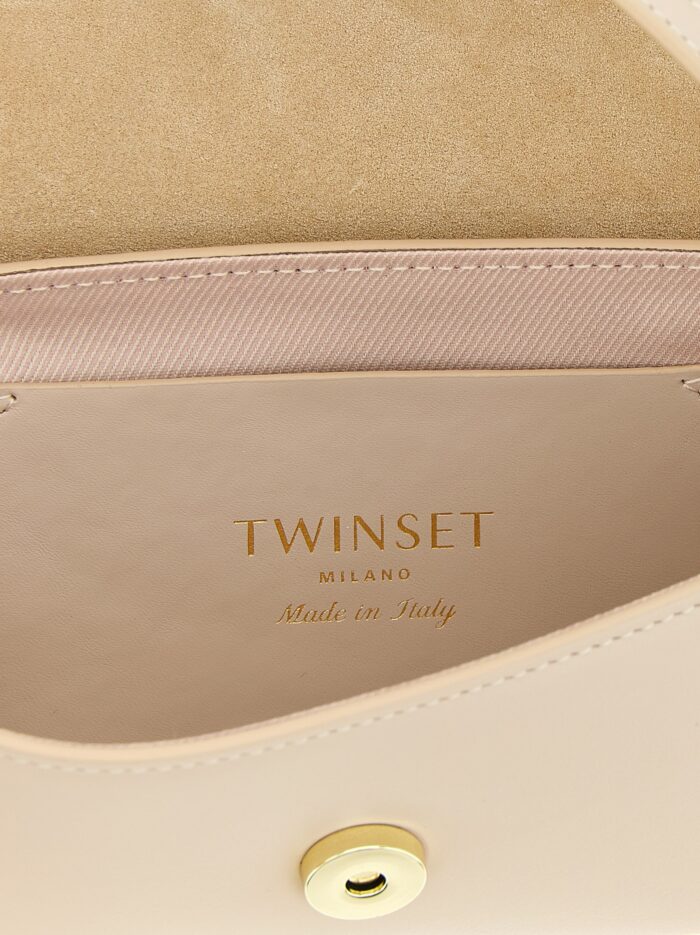 TWIN SET Leather Shoulder Bag