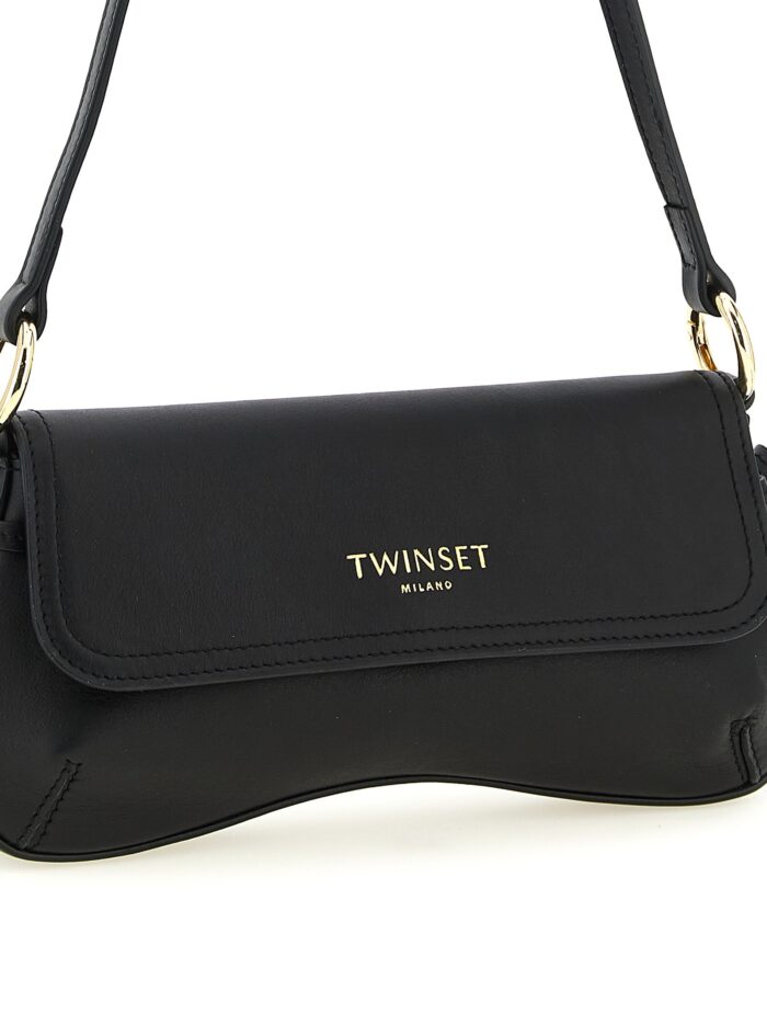 TWIN SET Leather Shoulder Bag