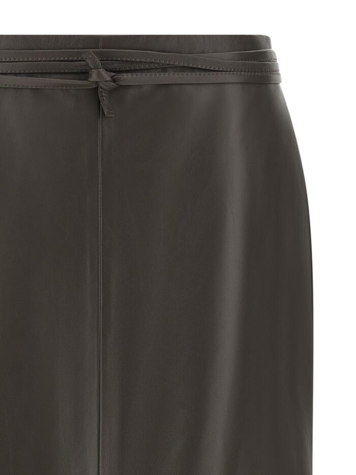 Alberta Ferretti Leather Skirt