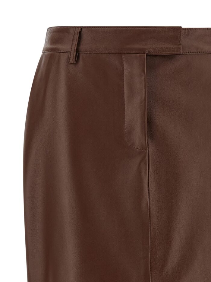 GIUSEPPE DI MORABITO Leather Skirt