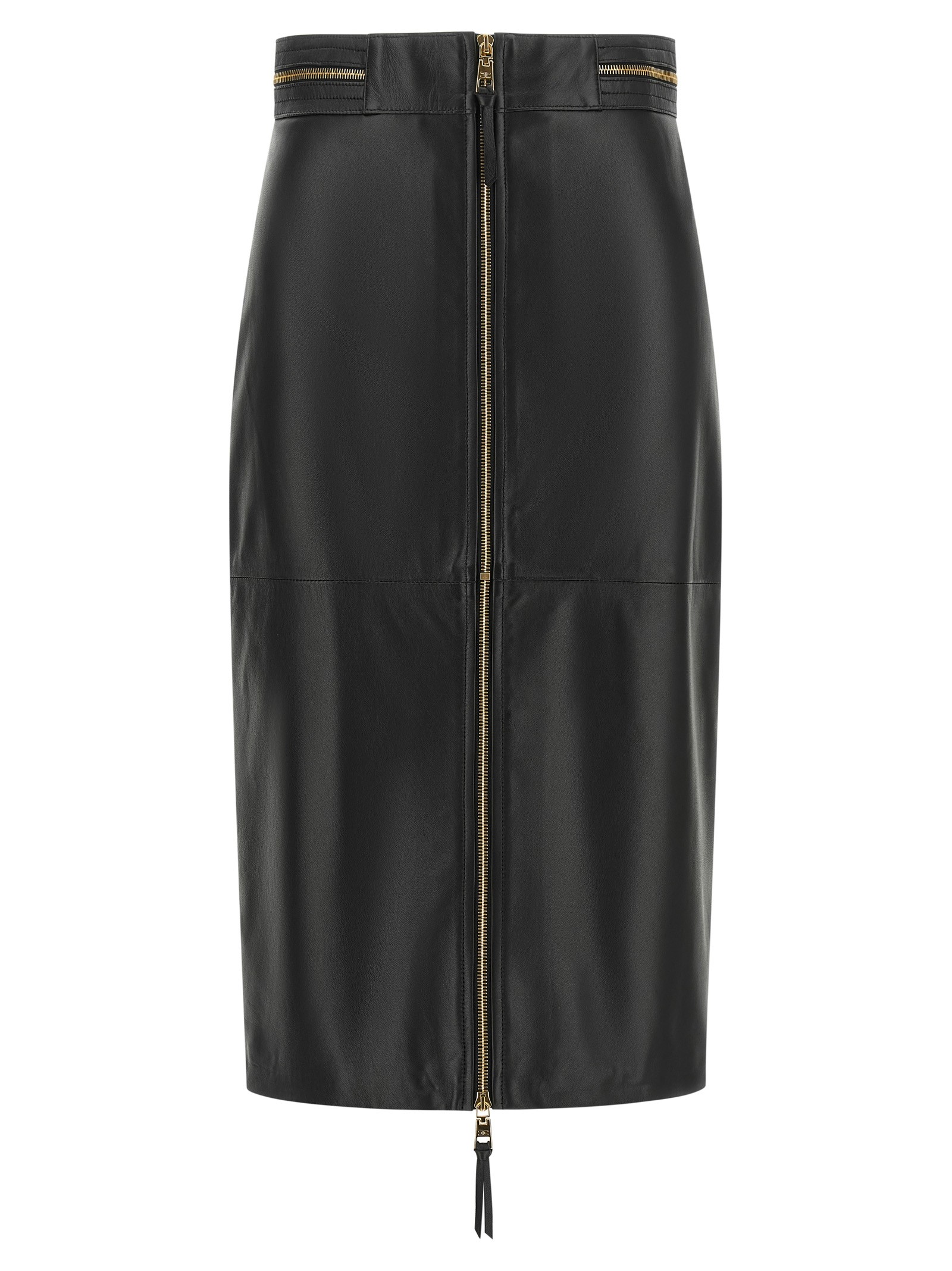 Elisabetta Franchi Leather Skirt