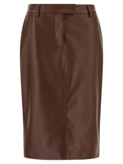 GIUSEPPE DI MORABITO Leather Skirt