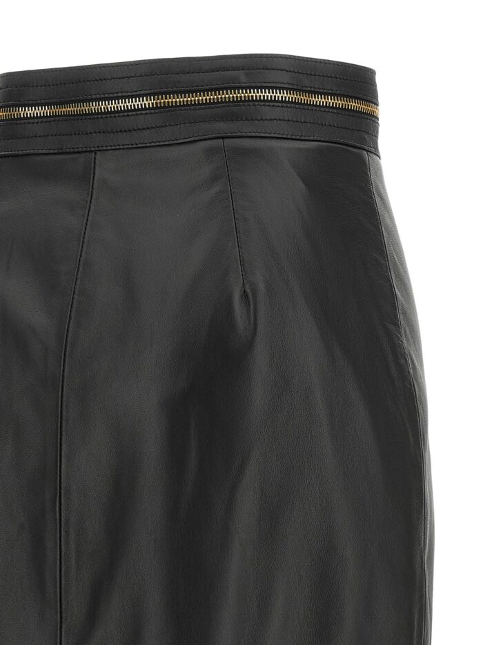 Elisabetta Franchi Leather Skirt