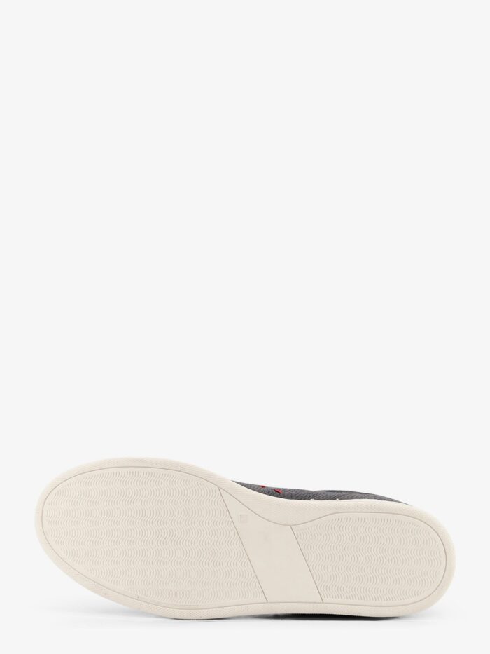 KITON CIRO PAONE Leather Sneakers With Iconic Side Stitching