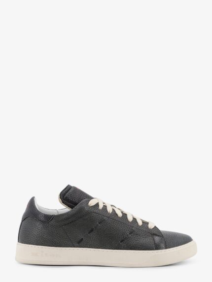 KITON CIRO PAONE Leather Sneakers With Iconic Side Stitching