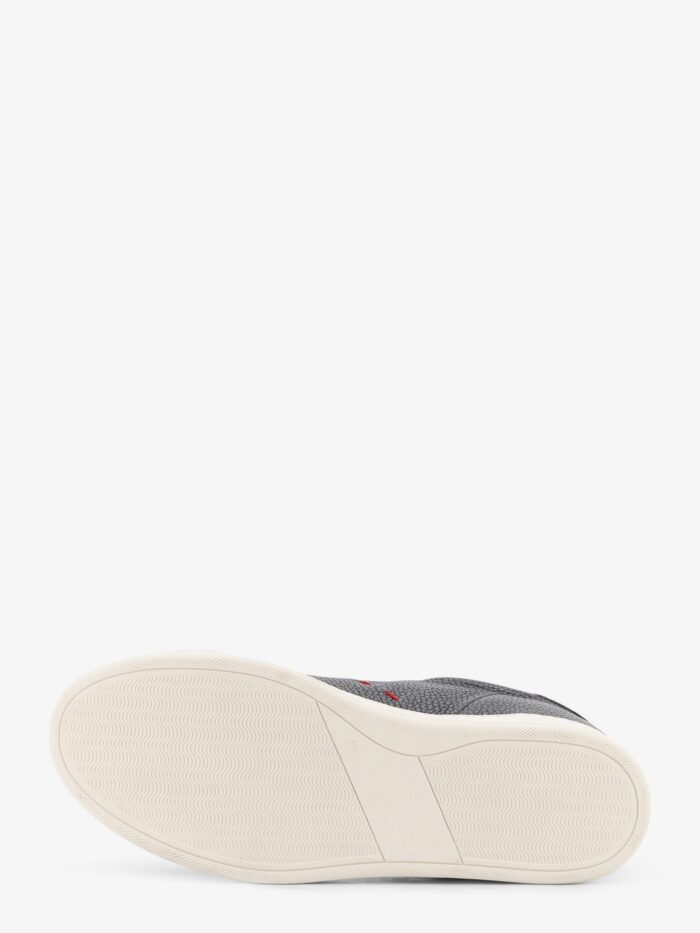 KITON CIRO PAONE Leather Sneakers With Iconic Side Stitching