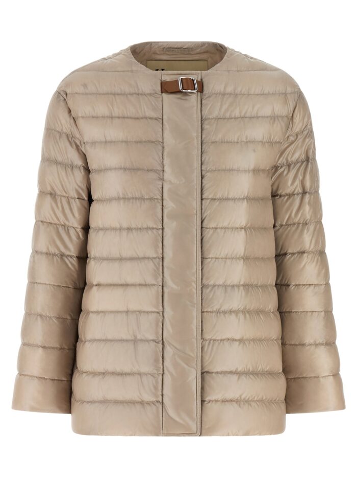 herno leather strap down jacket Herno Leather Strap Down Jacket