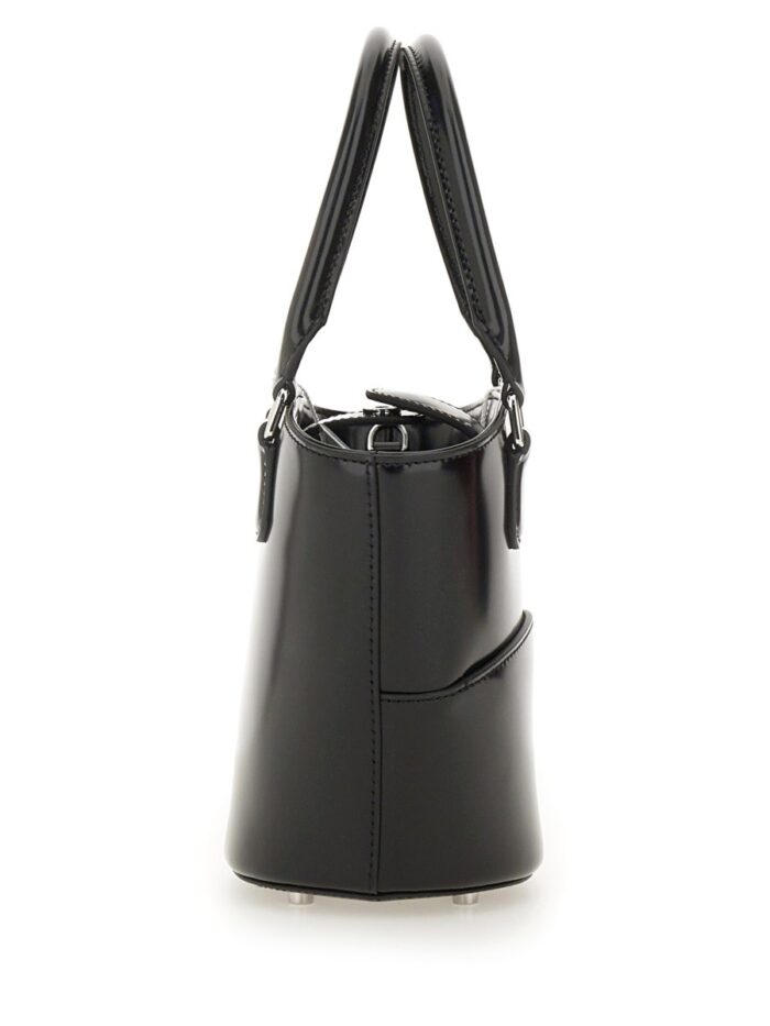Self-portrait Leather Tote Bag With Charm