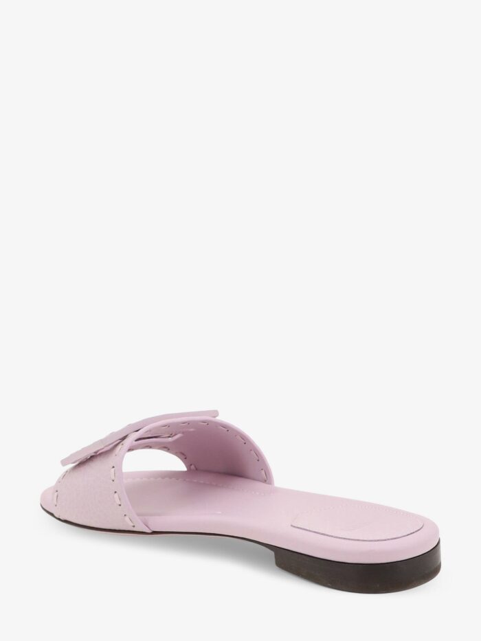 Fendi Leather Tube Sandals