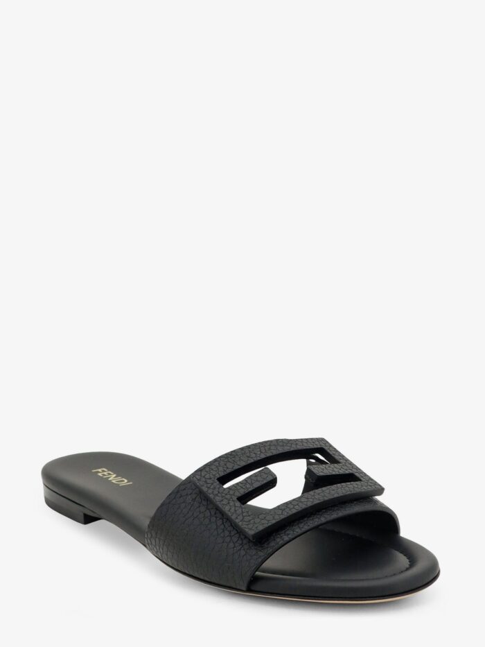Fendi Leather Tube Sandals